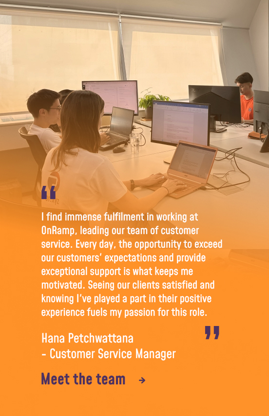 Hana Petchwattana - Customer Service Manager